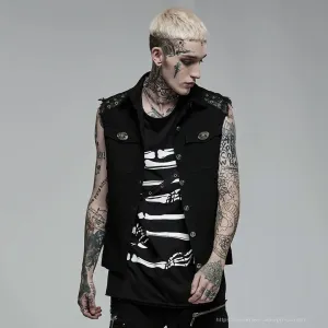 Axel Button-up Sleeveless Shirt
