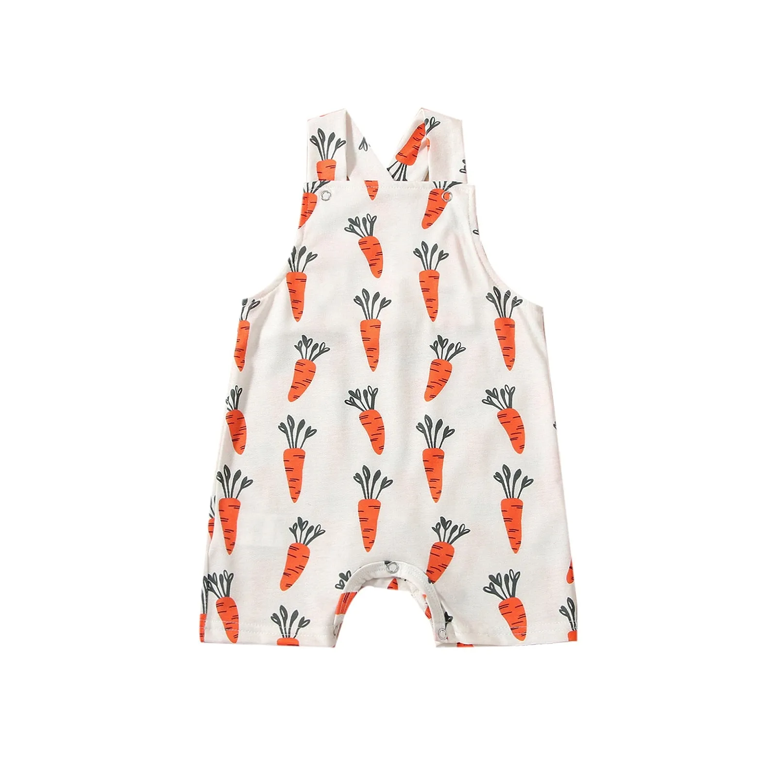 Baby Western Cowboy Jumpsuits Cartoon Cattle Print
