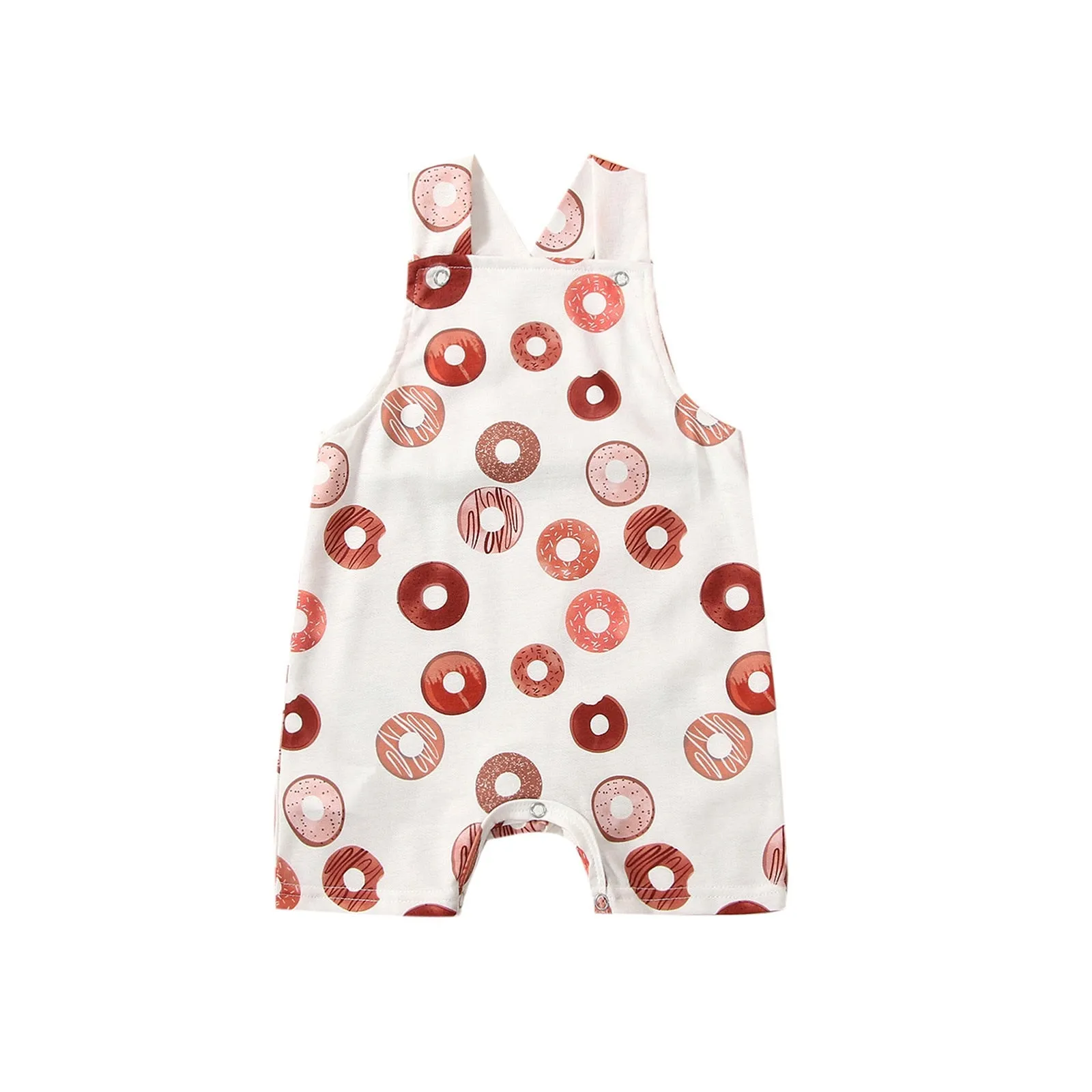 Baby Western Cowboy Jumpsuits Cartoon Cattle Print