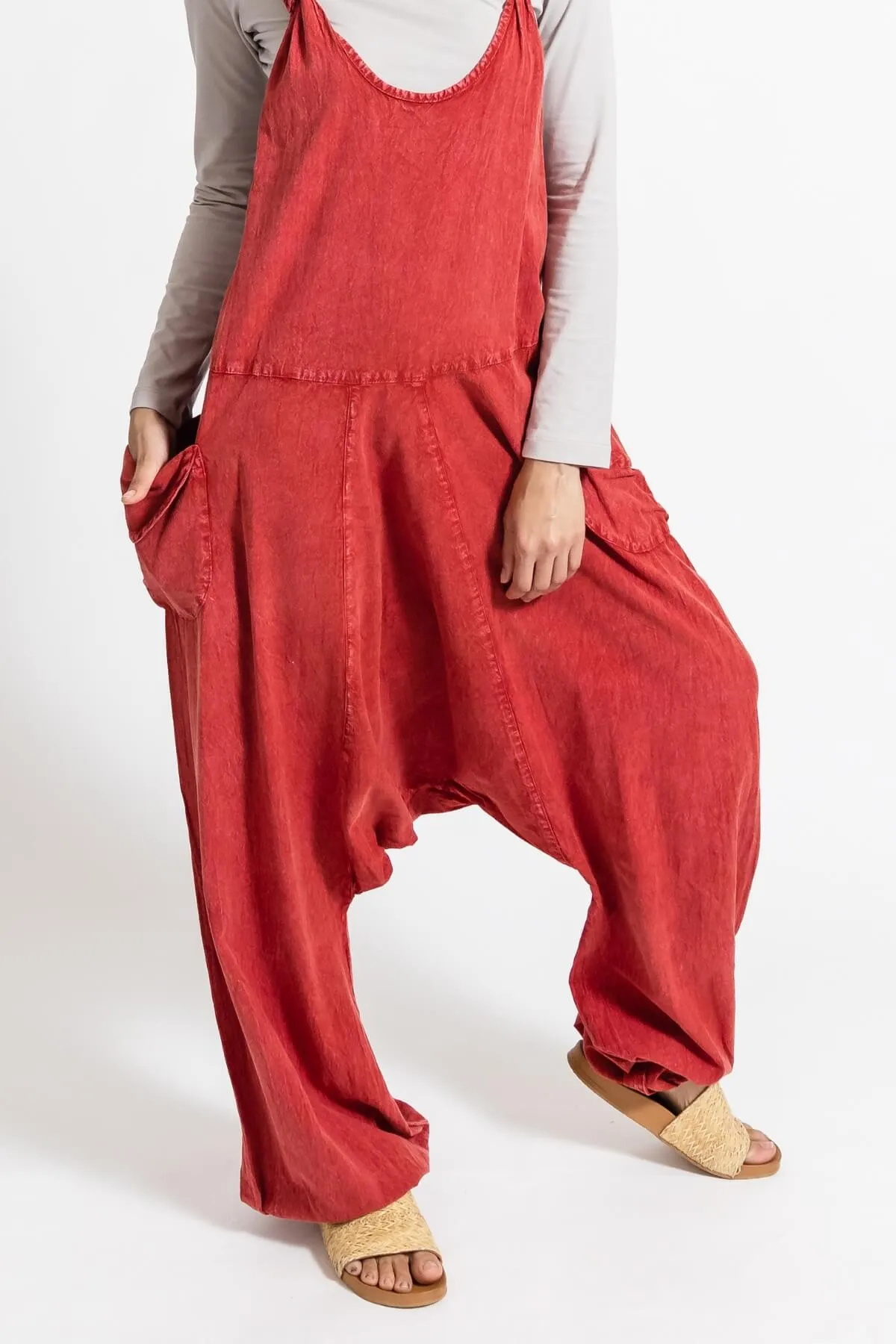Bahini Overalls Long - Tangerine