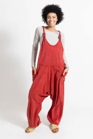 Bahini Overalls Long - Tangerine