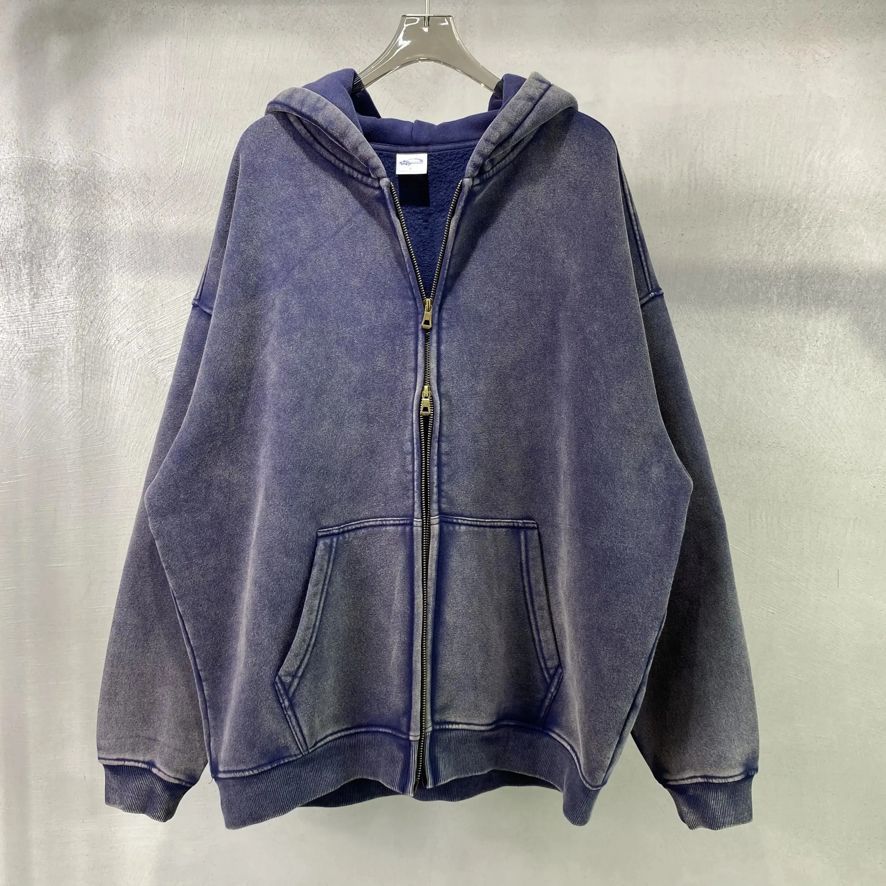 Batik Fleece Zippered Hoodies