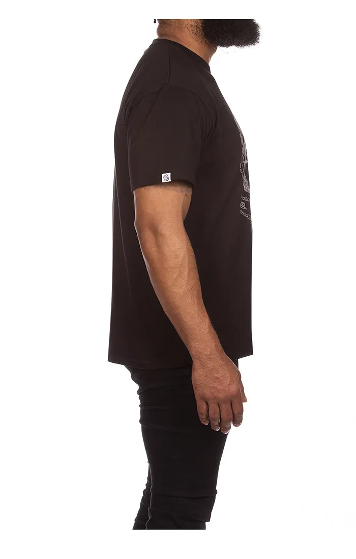 BBC Black BB Logo SS Knit (841-8304)