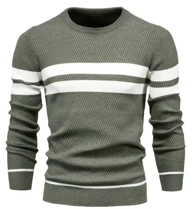 Benedict | Striped Crewneck Sweater