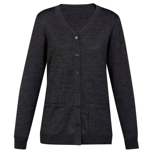 Biz Care Womens Button Front Cardigan - (CK045LC)