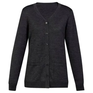 Biz Care Womens Button Front Cardigan - (CK045LC)