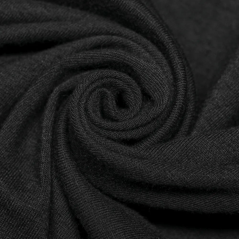 Black Asymmetrical Knit Vest with Gothic Hem