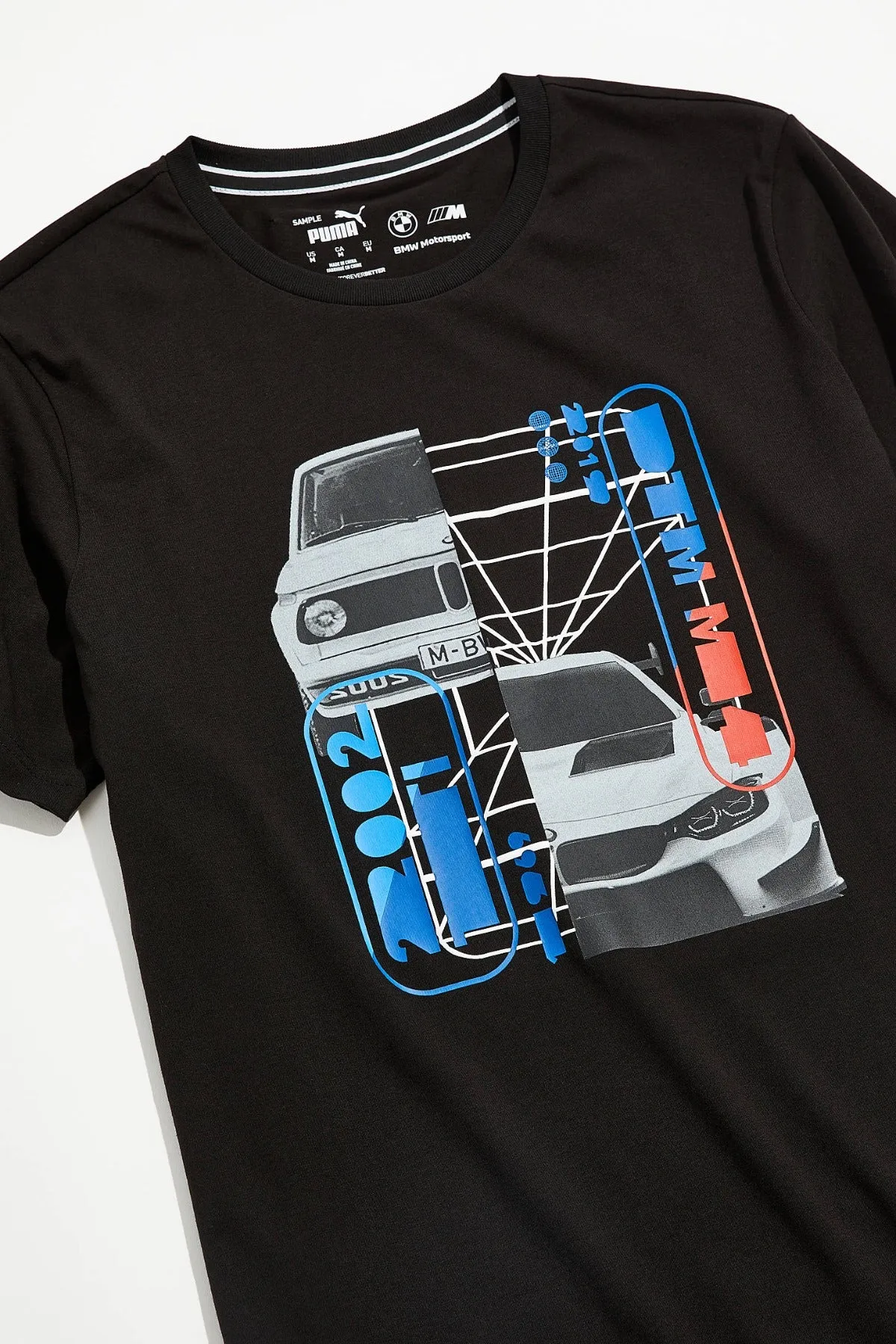 BMW M Motorsport Puma Kids Car Graphic Tee - Black