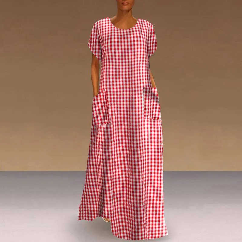 Boca - Bohemian Casual Pockets Maxi Dress
