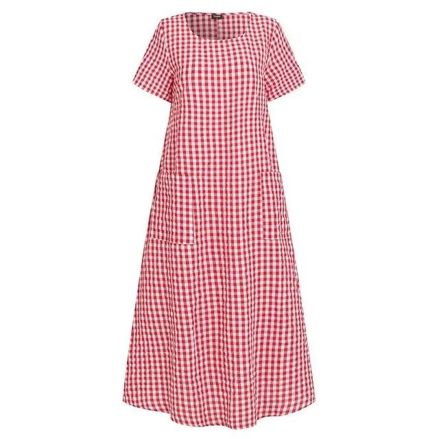 Boca - Bohemian Casual Pockets Maxi Dress