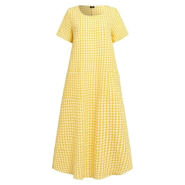 Boca - Bohemian Casual Pockets Maxi Dress