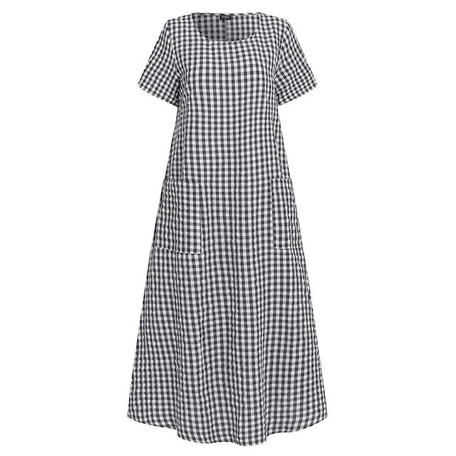 Boca - Bohemian Casual Pockets Maxi Dress