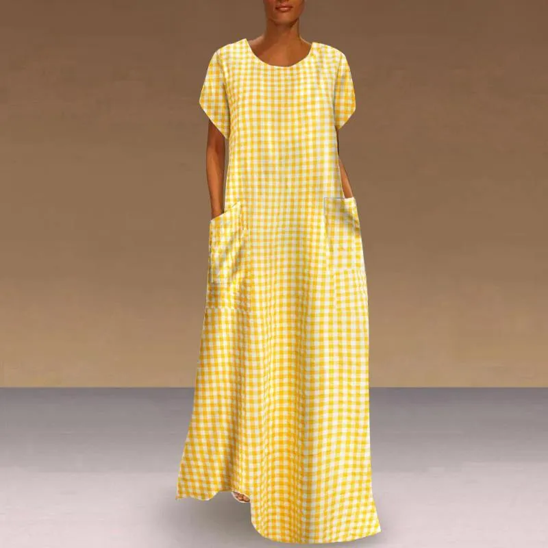Boca - Bohemian Casual Pockets Maxi Dress