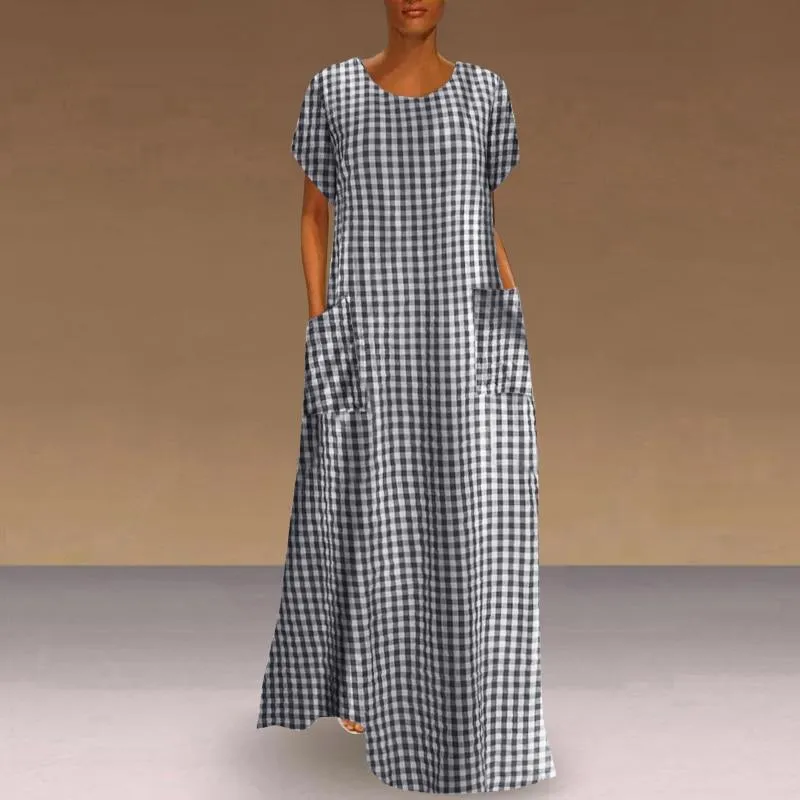 Boca - Bohemian Casual Pockets Maxi Dress