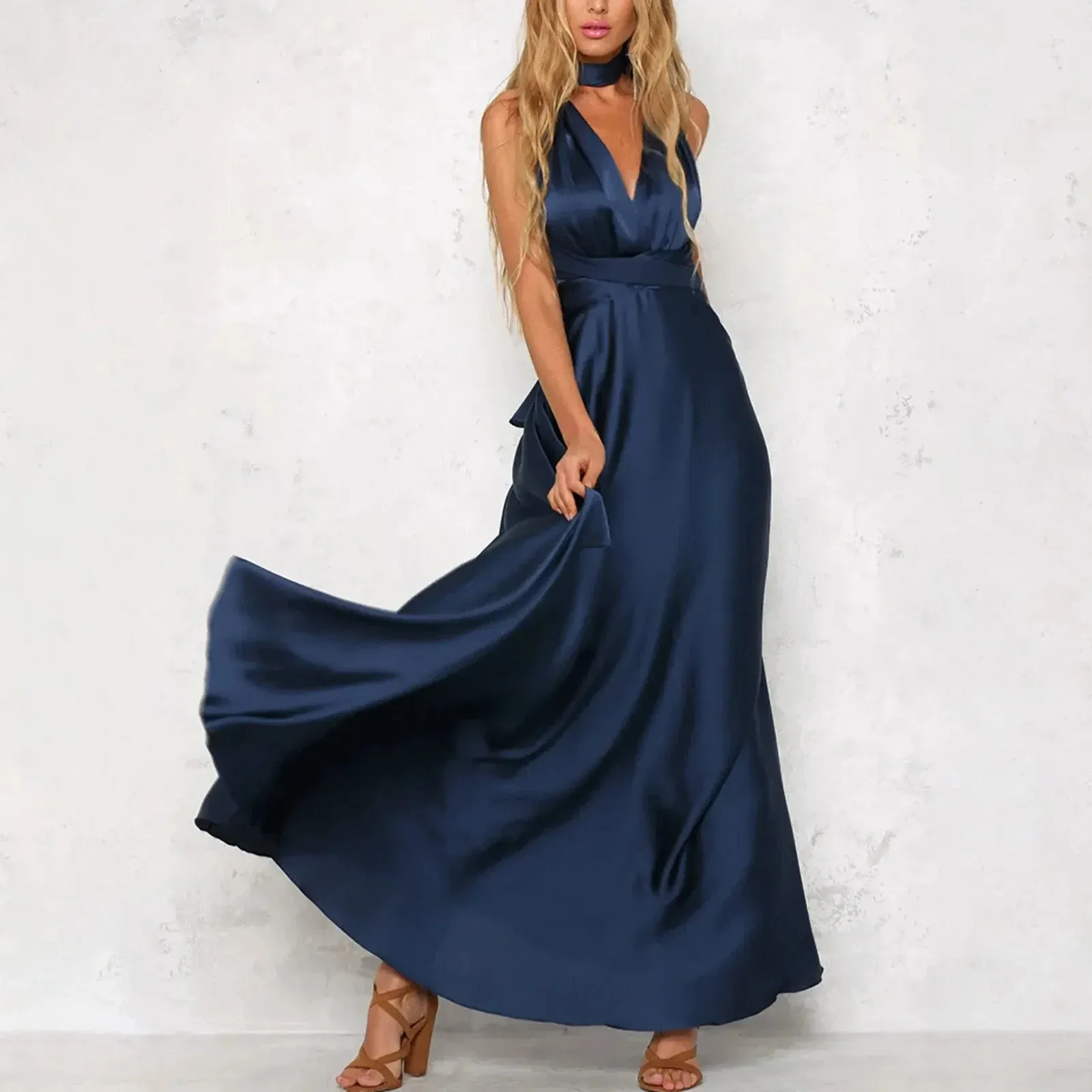 Boho Maxi Bandage Multiway Bridesmaids Convertible Infinity Swing Prom Dress