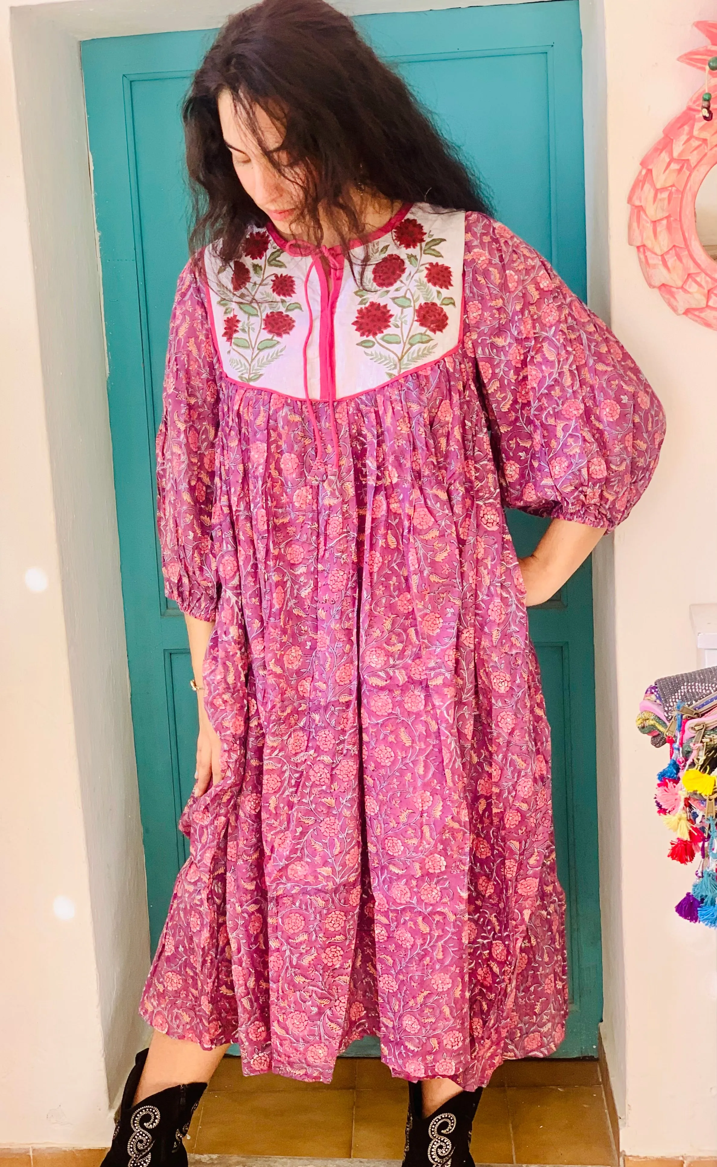 Boho vintage dress   Ibiza -  India