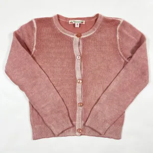 Bonpoint soft pink cashmere cardigan 6Y