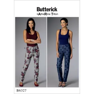 Butterick Pattern B6327 Misses' Tapered Pants