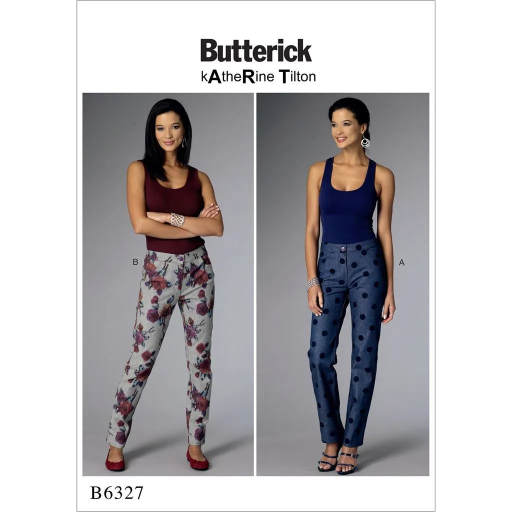 Butterick Pattern B6327 Misses' Tapered Pants
