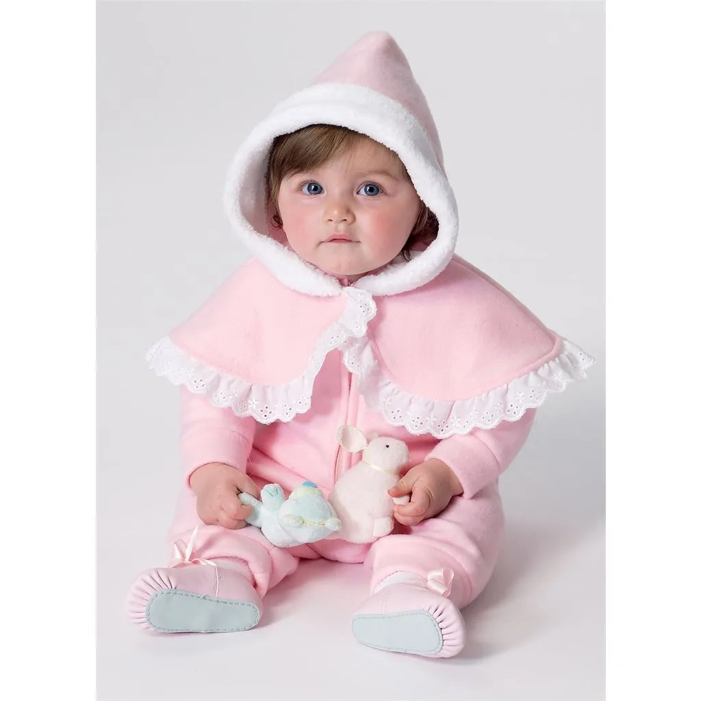 Butterick Pattern B6372 Infants' Cape, Vest, Buntings and Pull-On Pants