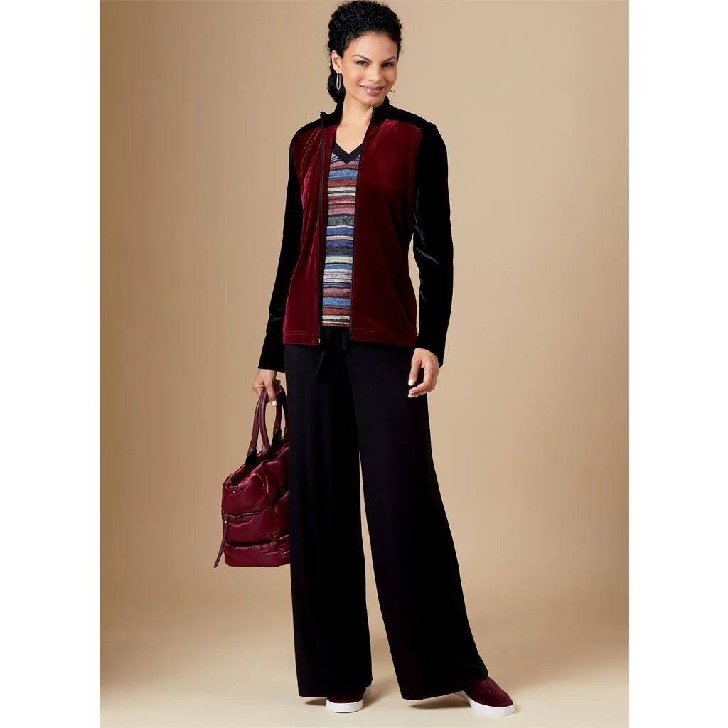 Butterick Pattern B6600 Misses' Jacket, Top, Dress, Jumpsuit and Pants