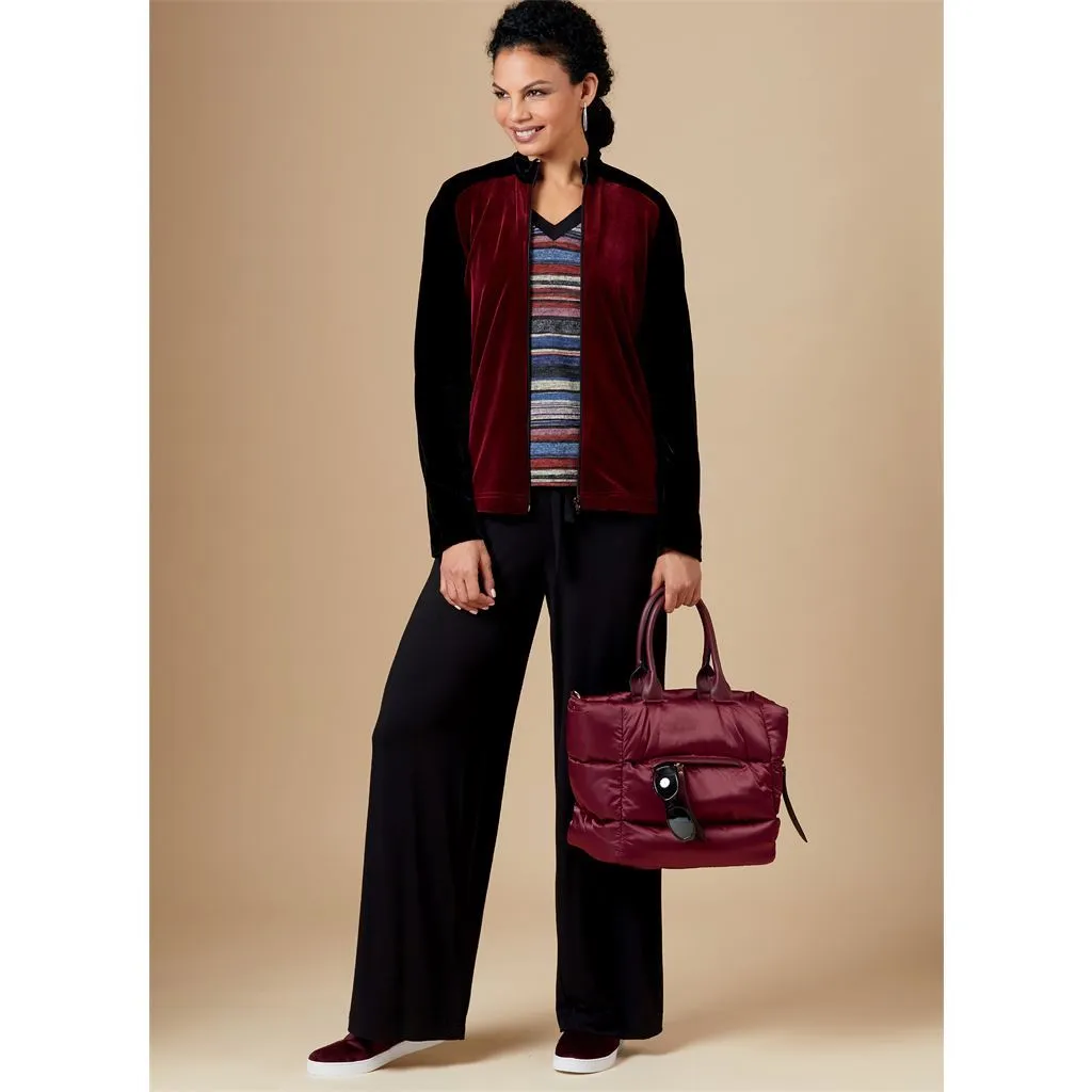 Butterick Pattern B6600 Misses' Jacket, Top, Dress, Jumpsuit and Pants