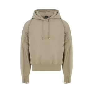 Camargue Clay Logo Hoodie in Beige