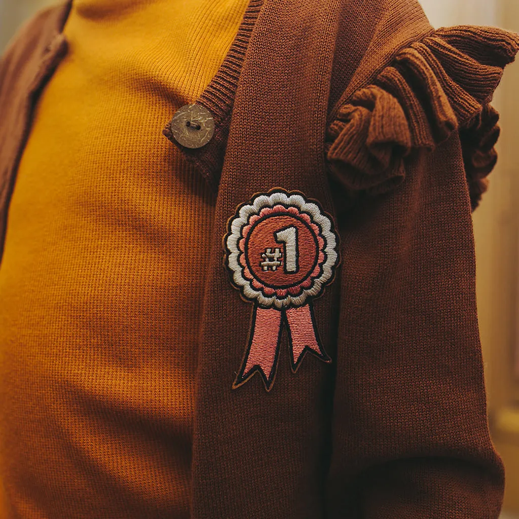 Cardigan Wings Brown Stone