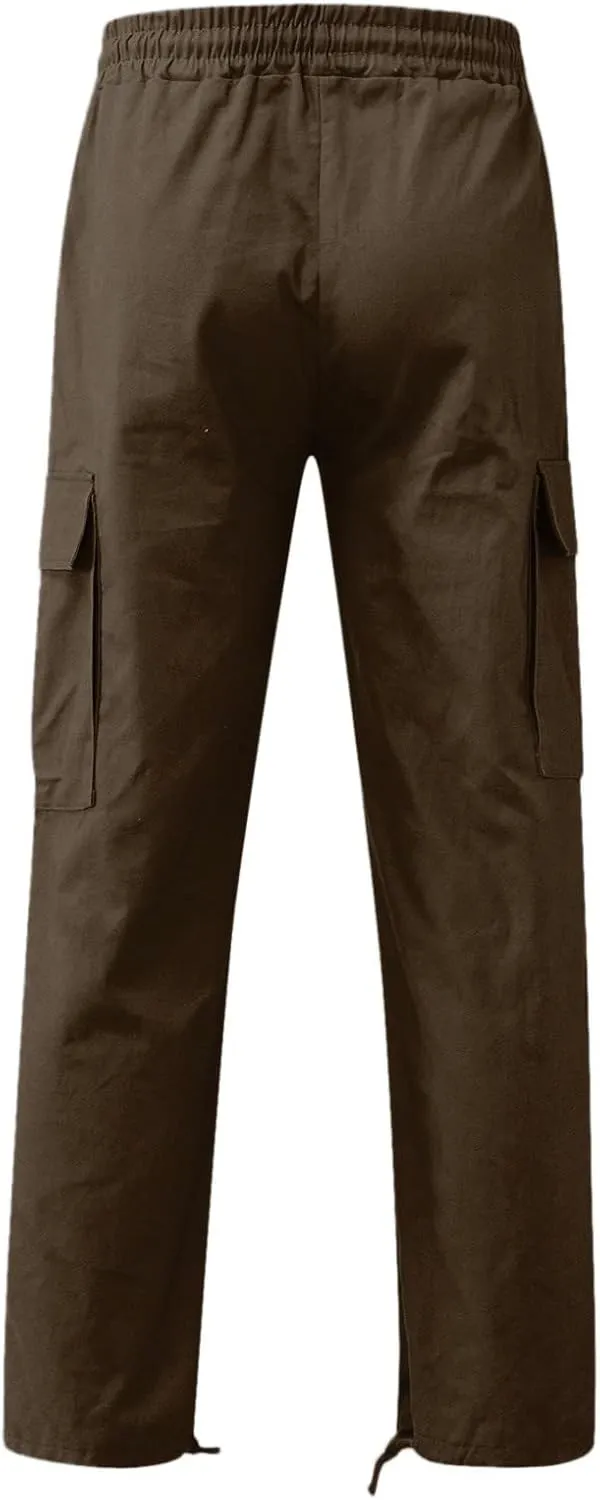 Cargo Pants for Men Relaxed Fit Big and Tall for Workout Running Sweatpants for Mens Casual Joggers Athletic Pants