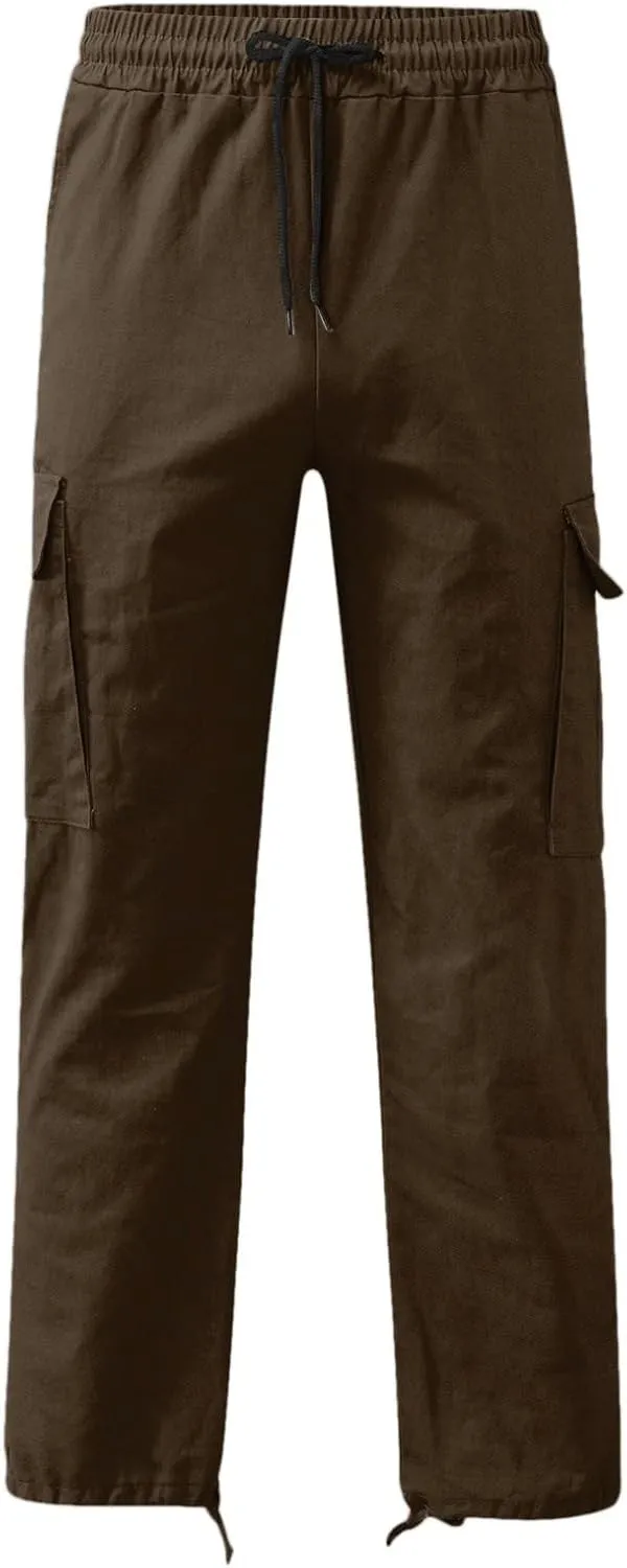 Cargo Pants for Men Relaxed Fit Big and Tall for Workout Running Sweatpants for Mens Casual Joggers Athletic Pants