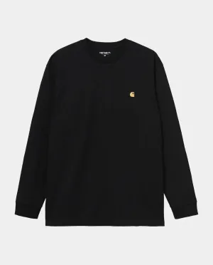 Carhartt WIP - LS Chase T-Shirt - Black/Gold