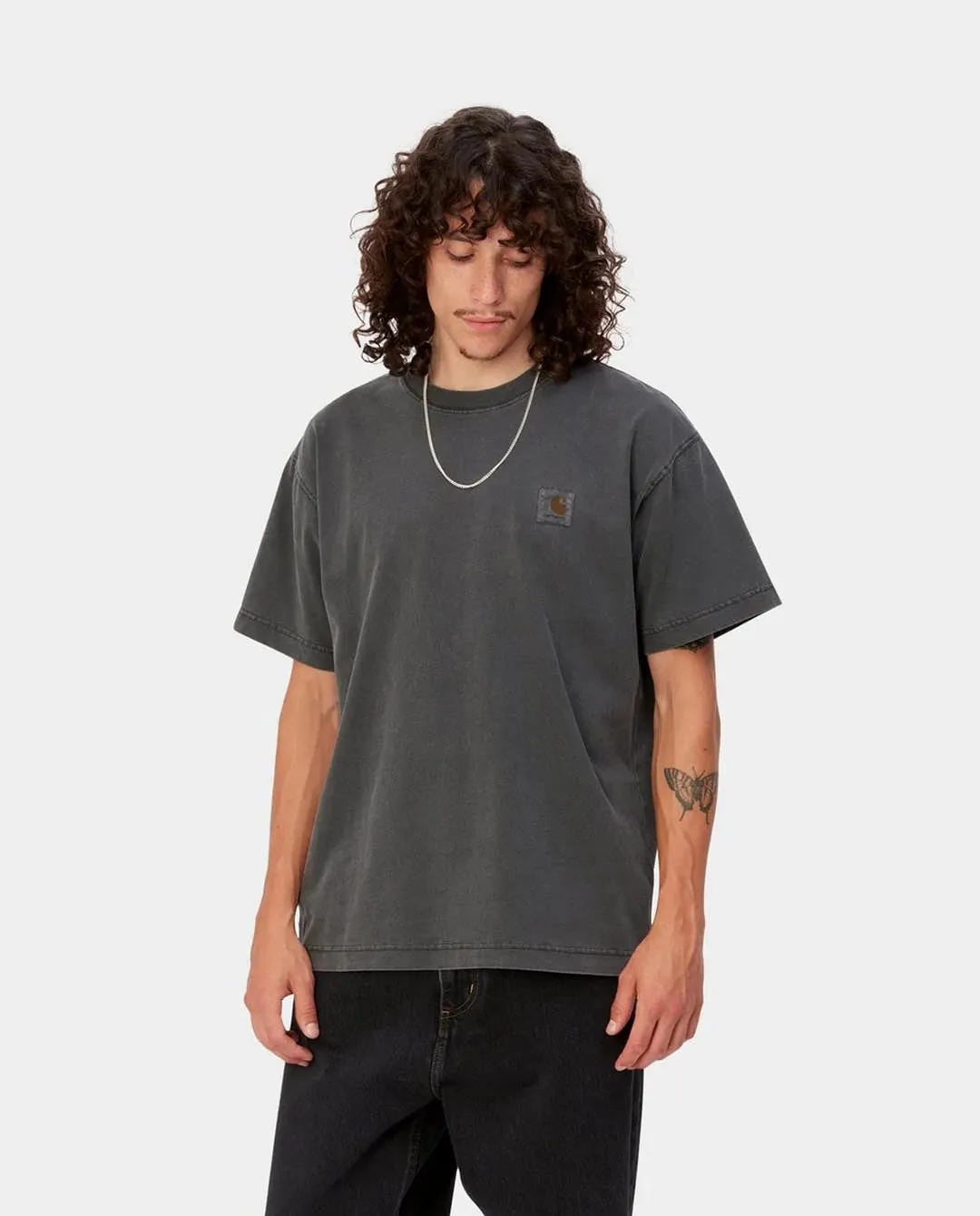 Carhartt WIP - Nelson T-Shirt - Charcoal Garment Dyed
