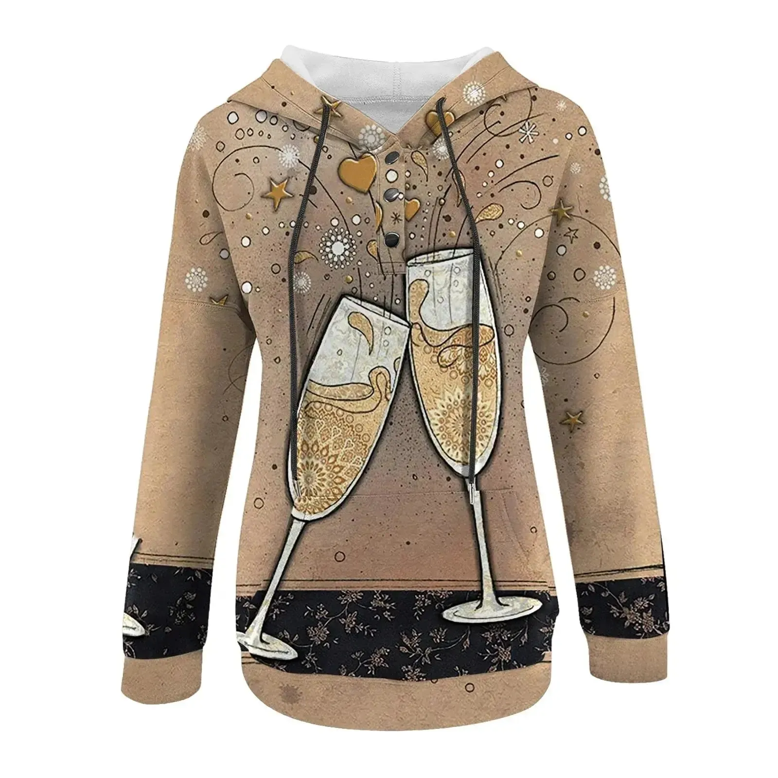 Casual Hoodies Women's Winter Essential with Pocket