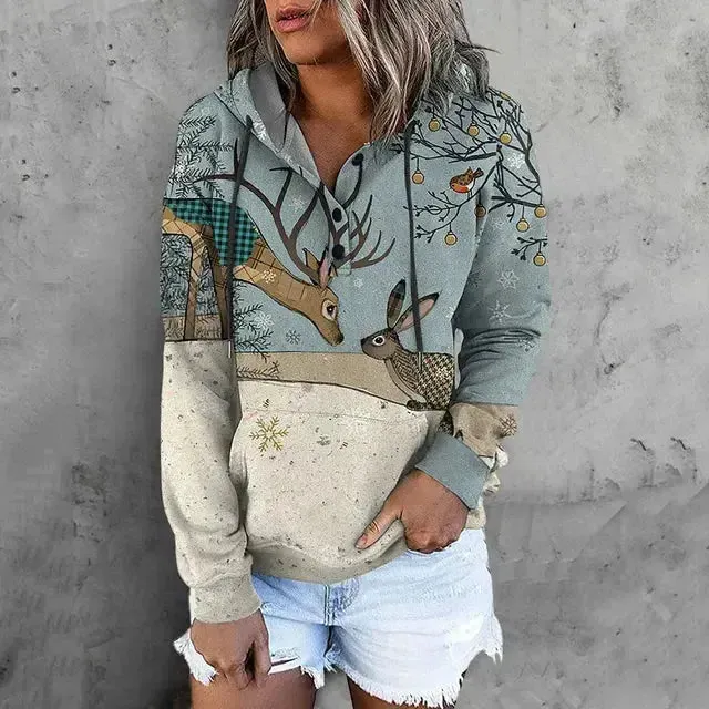 Casual Hoodies Women's Winter Essential with Pocket