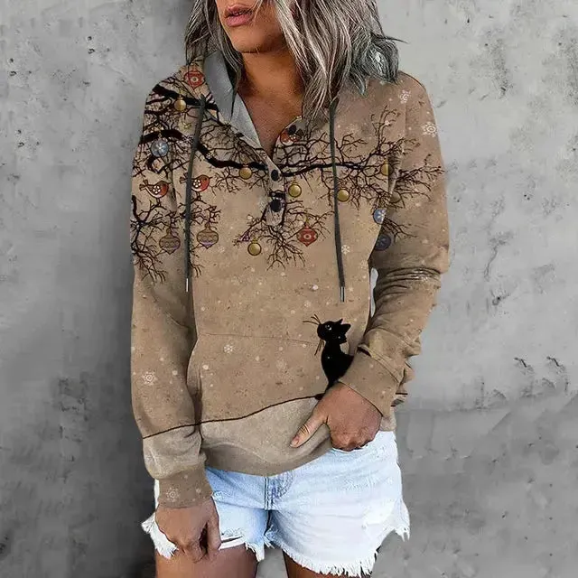 Casual Hoodies Women's Winter Essential with Pocket