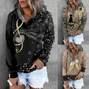 Casual Hoodies Women's Winter Essential with Pocket