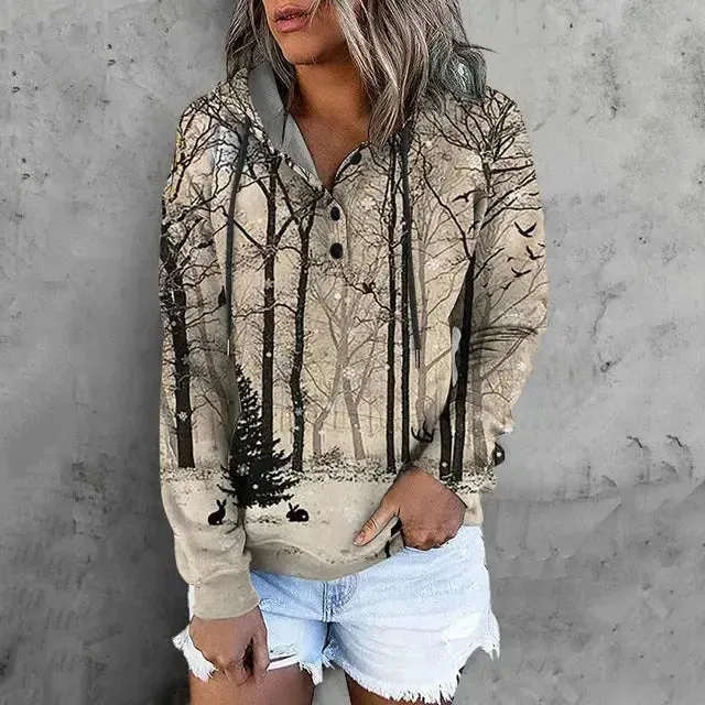 Casual Hoodies Women's Winter Essential with Pocket