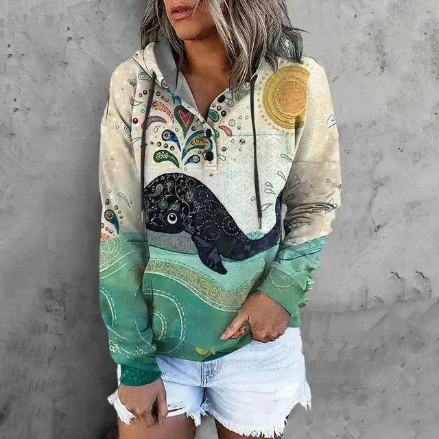Casual Hoodies Women's Winter Essential with Pocket