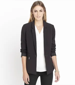 Classic Fitted Blazer Jet Black