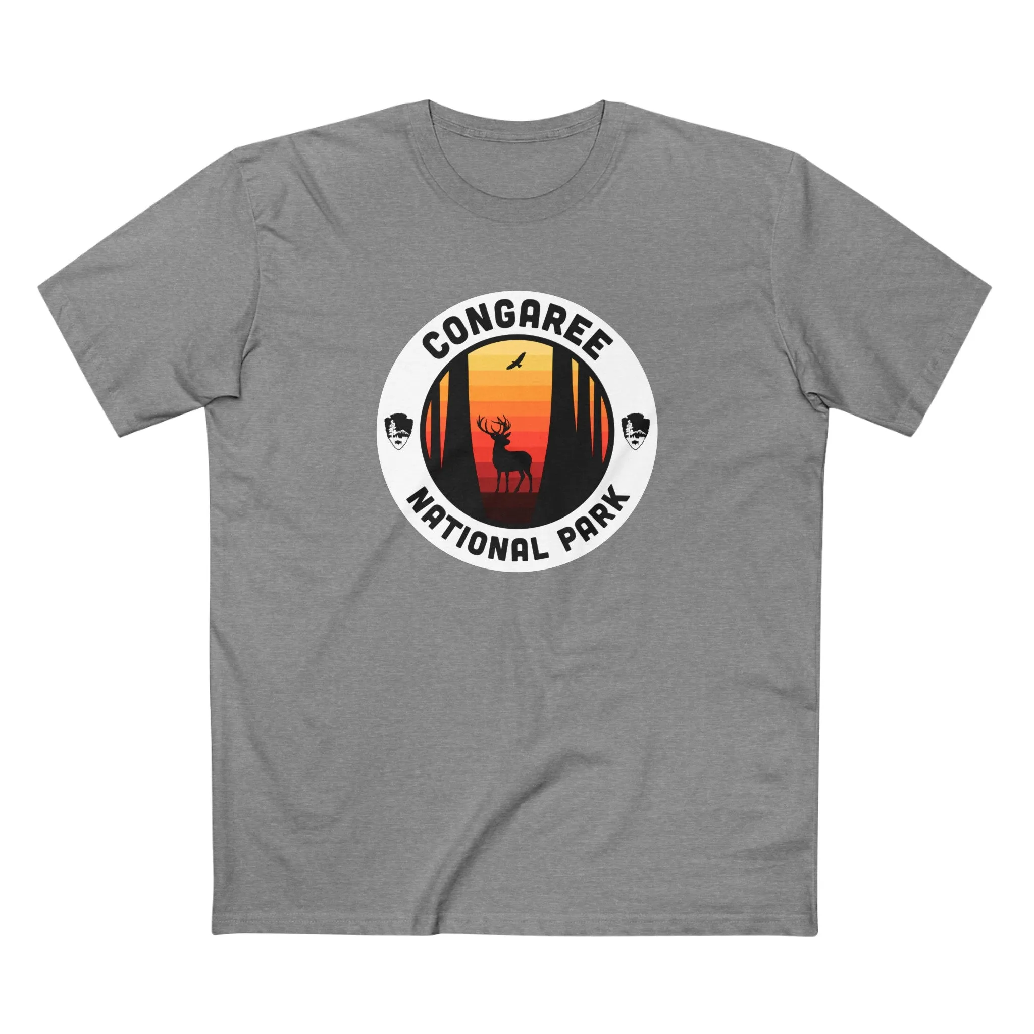 Congaree National Park T-Shirt - Round Badge Design
