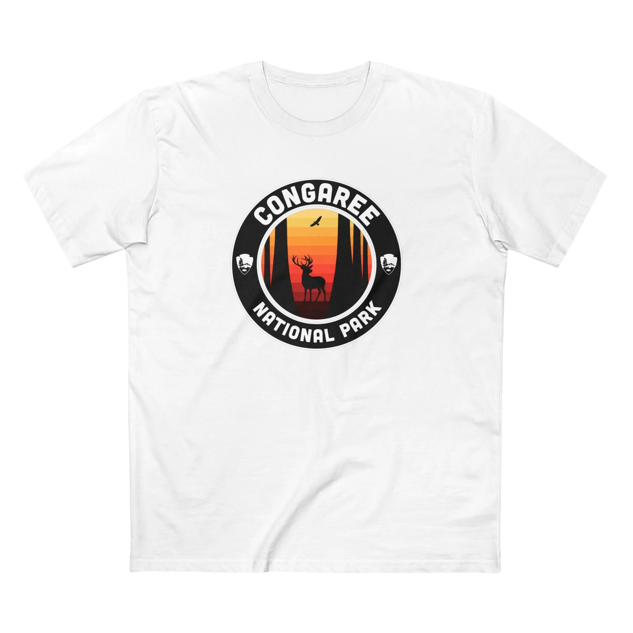 Congaree National Park T-Shirt - Round Badge Design