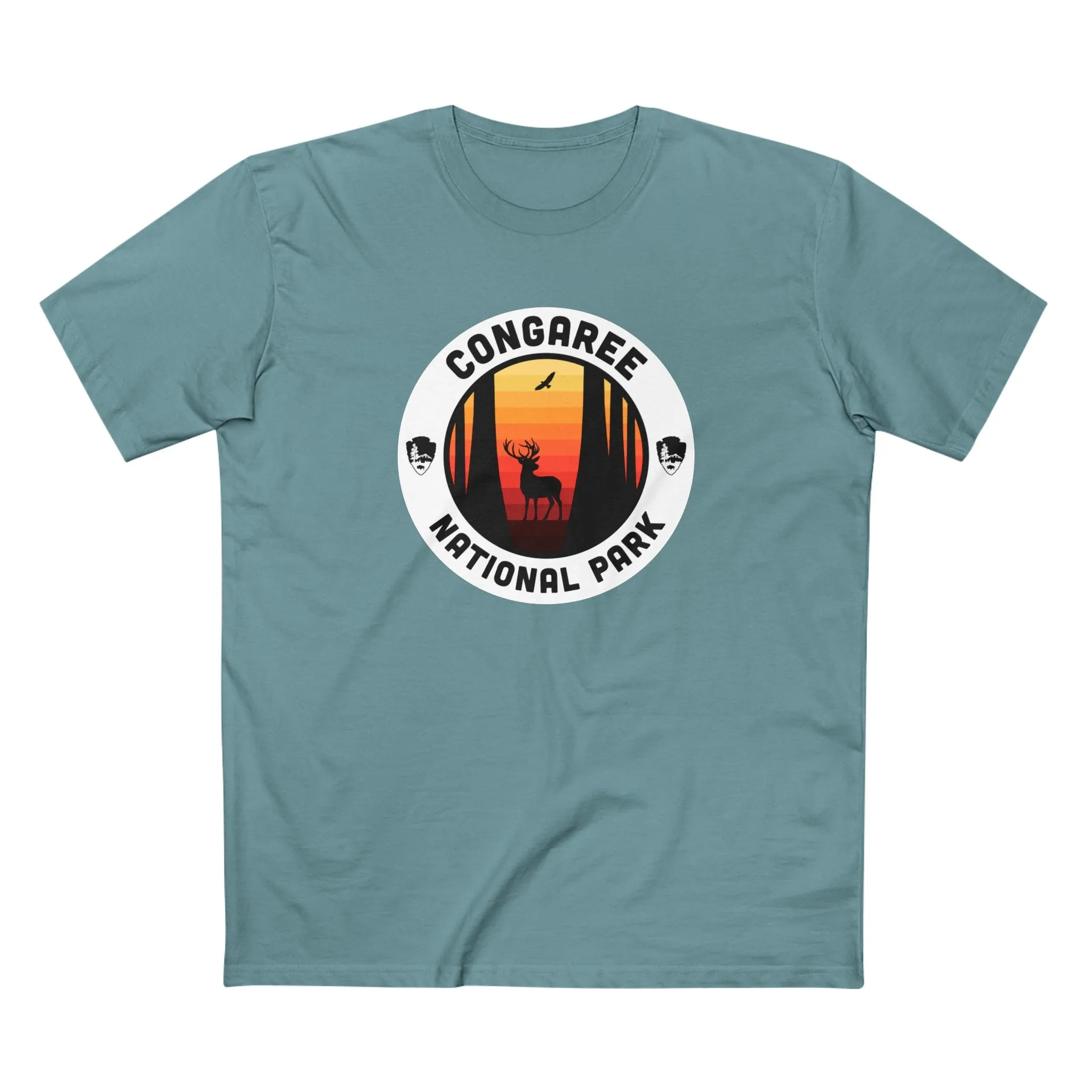 Congaree National Park T-Shirt - Round Badge Design