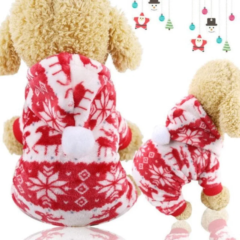 Cozy Plush Dog Jumpsuits