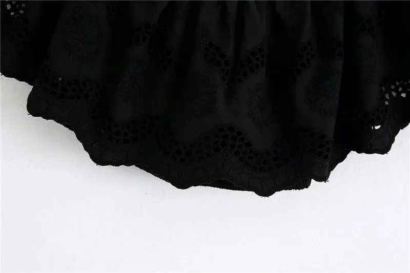 CROPPED TOP WITH SLASH NECK