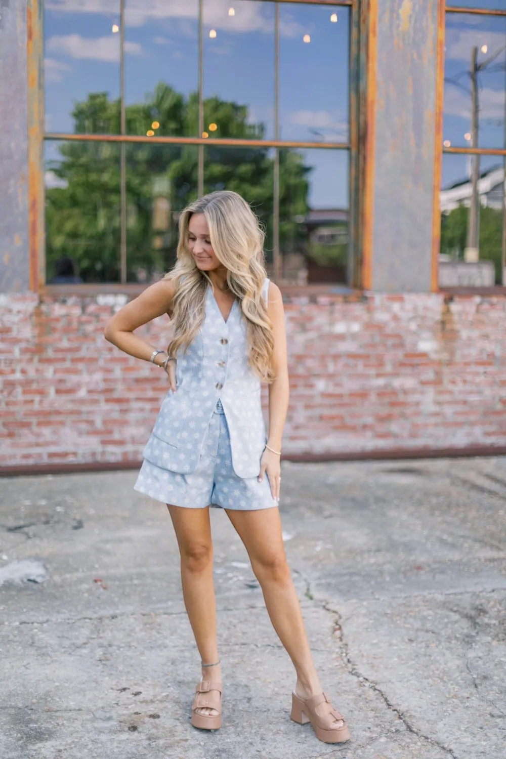 Daisy Jacquard Shorts