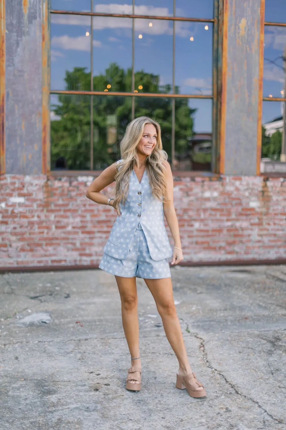 Daisy Jacquard Shorts