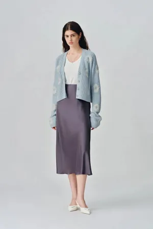 Dasiy Chunky Cardigan in Cotton Cashmere Knit
