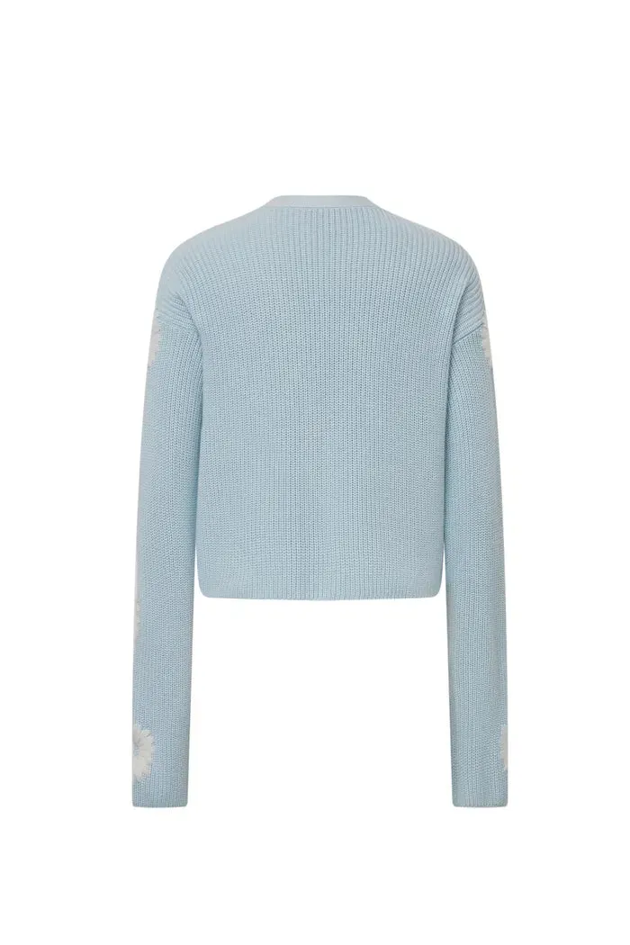 Dasiy Chunky Cardigan in Cotton Cashmere Knit