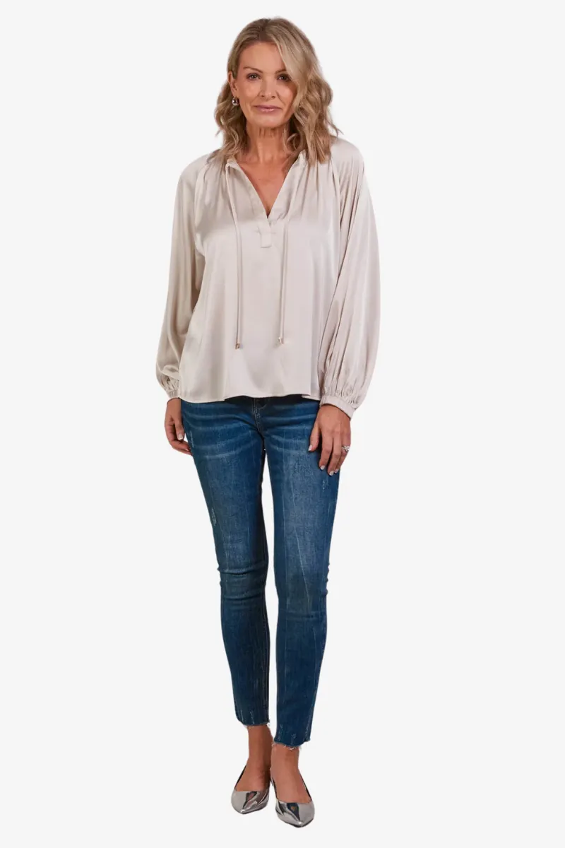 Eb & Ive - Ivy Blouse - Clay