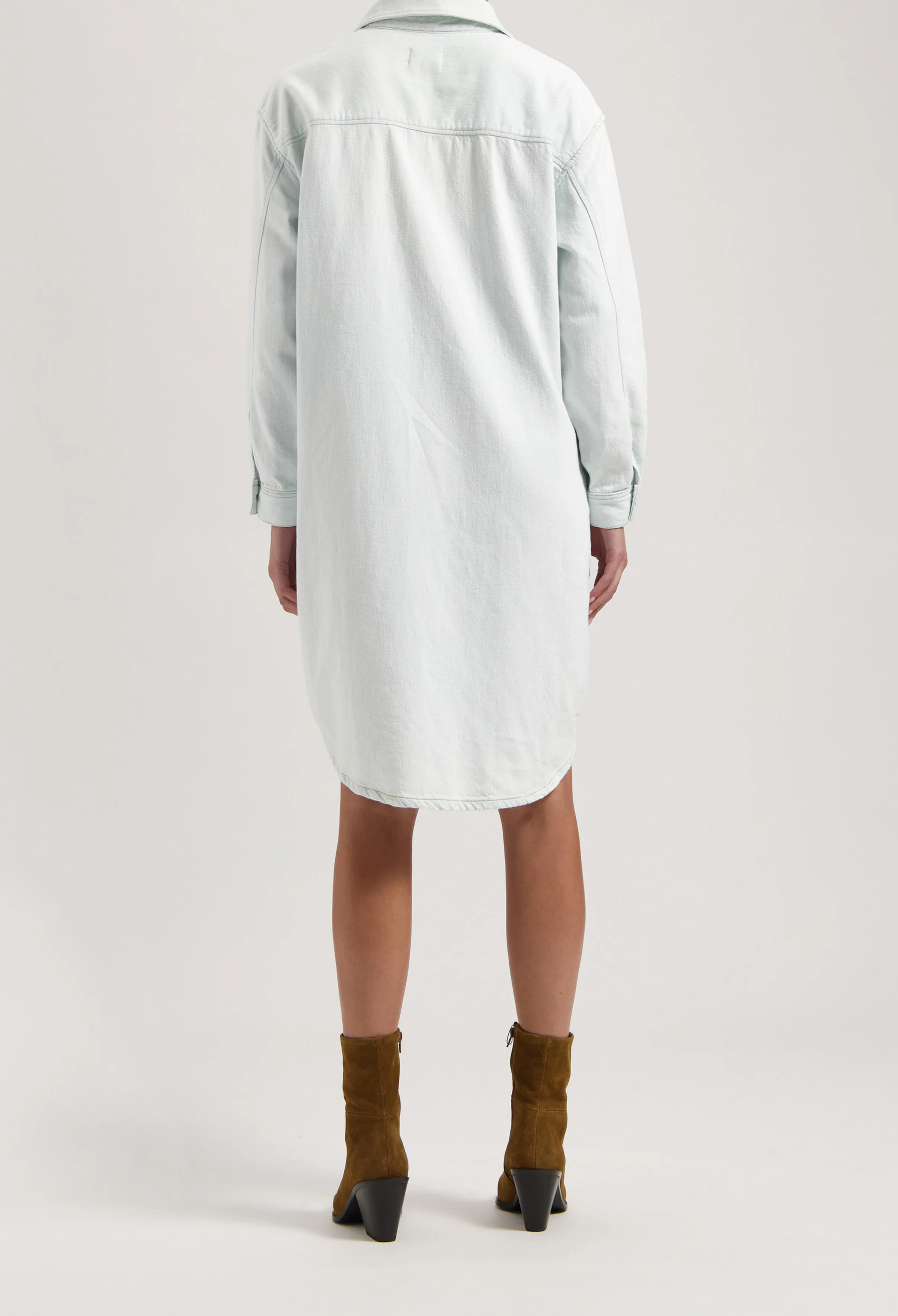 Ella Denim Dress - Sun Stone